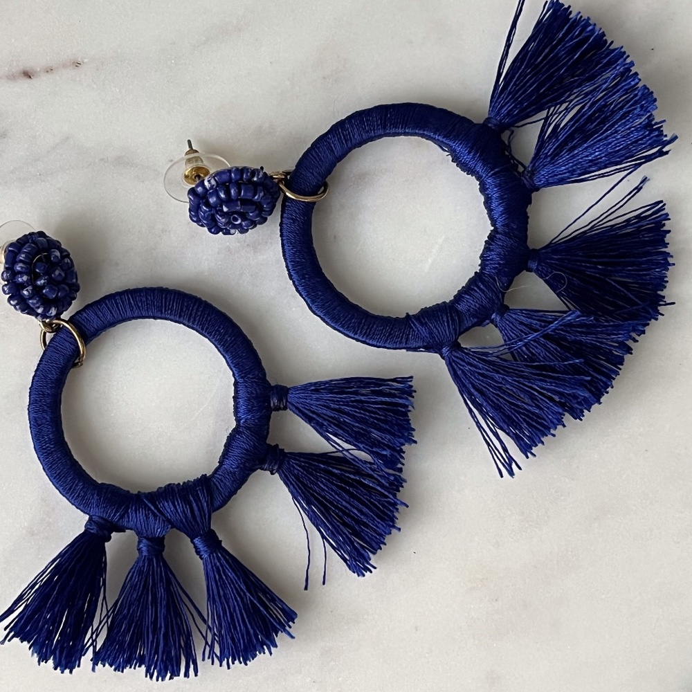 Big blue hoops